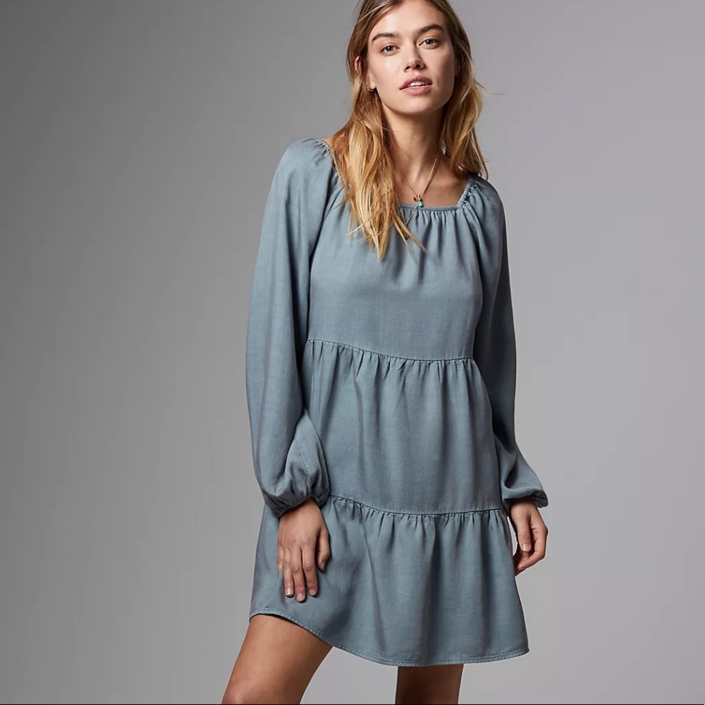 Anthropologie Verity Tiered Tunic Dress
